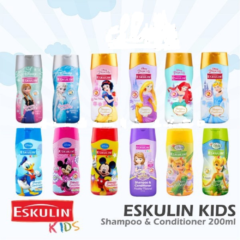 Eskulin Kids | B&amp;B Kids Shampoo and Conditioner 200 ml (KI)