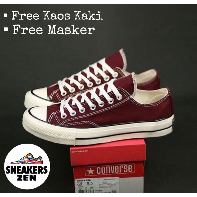 Sepatu Converse Red Maroon / Converse Red Maroon Hight Quality / Converse Red Maroon Terlaris