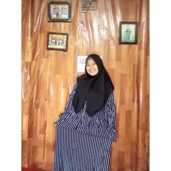 Gamis Wanita/Gamis Garis Garis