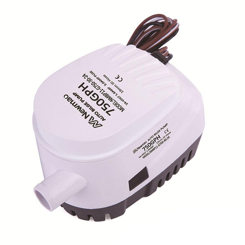 Pompa Bilge Laut PREVA 12/24V Caravan Kemping Motorhome High Flow Electric Yacht Boat Submersible