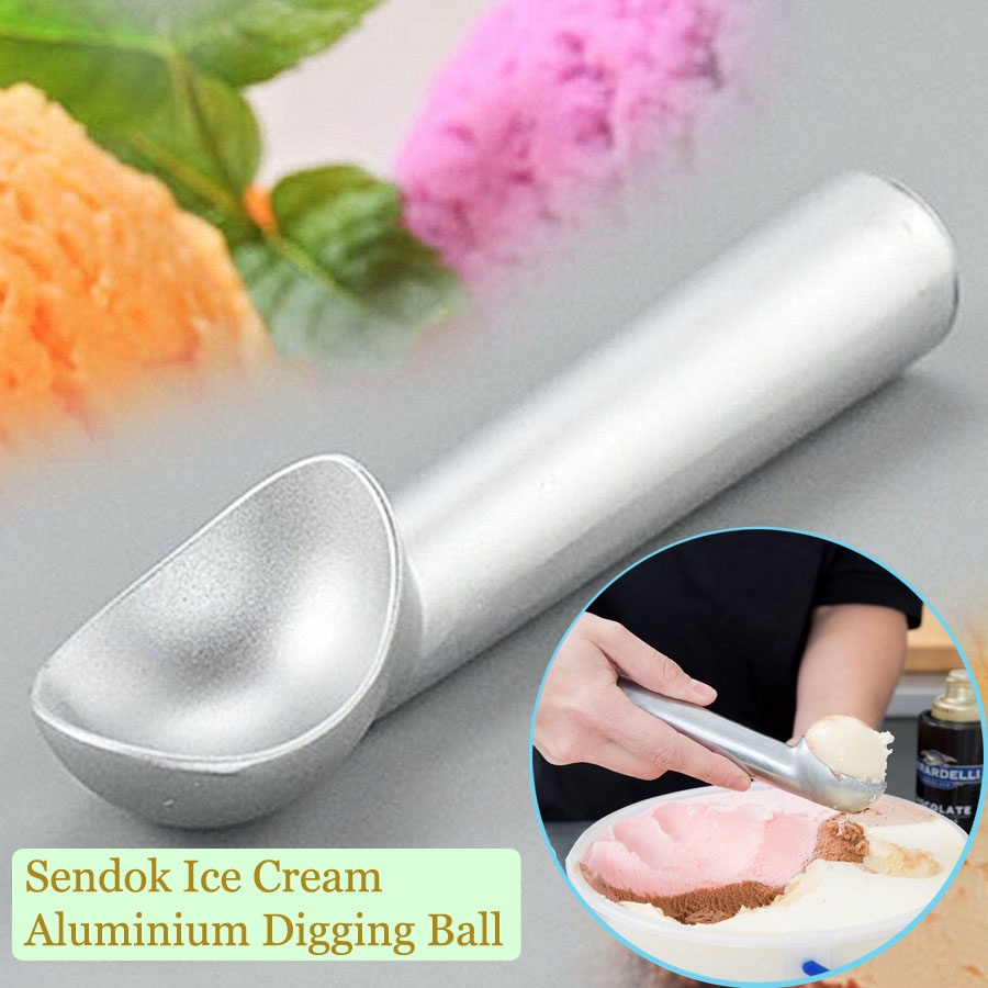 Scoop Ice Cream Aluminium - Sendok Takar Ice Cream Anti Freeze