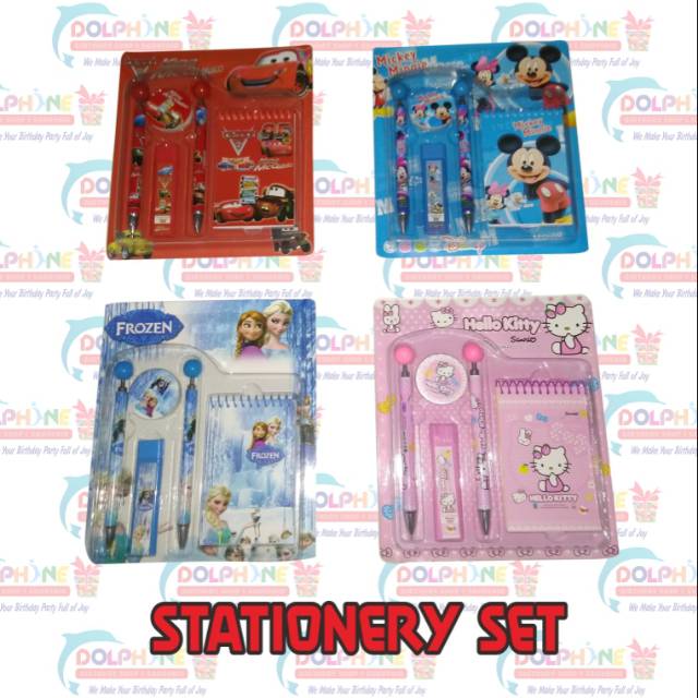 

Souvenir Ultah Stationery Set