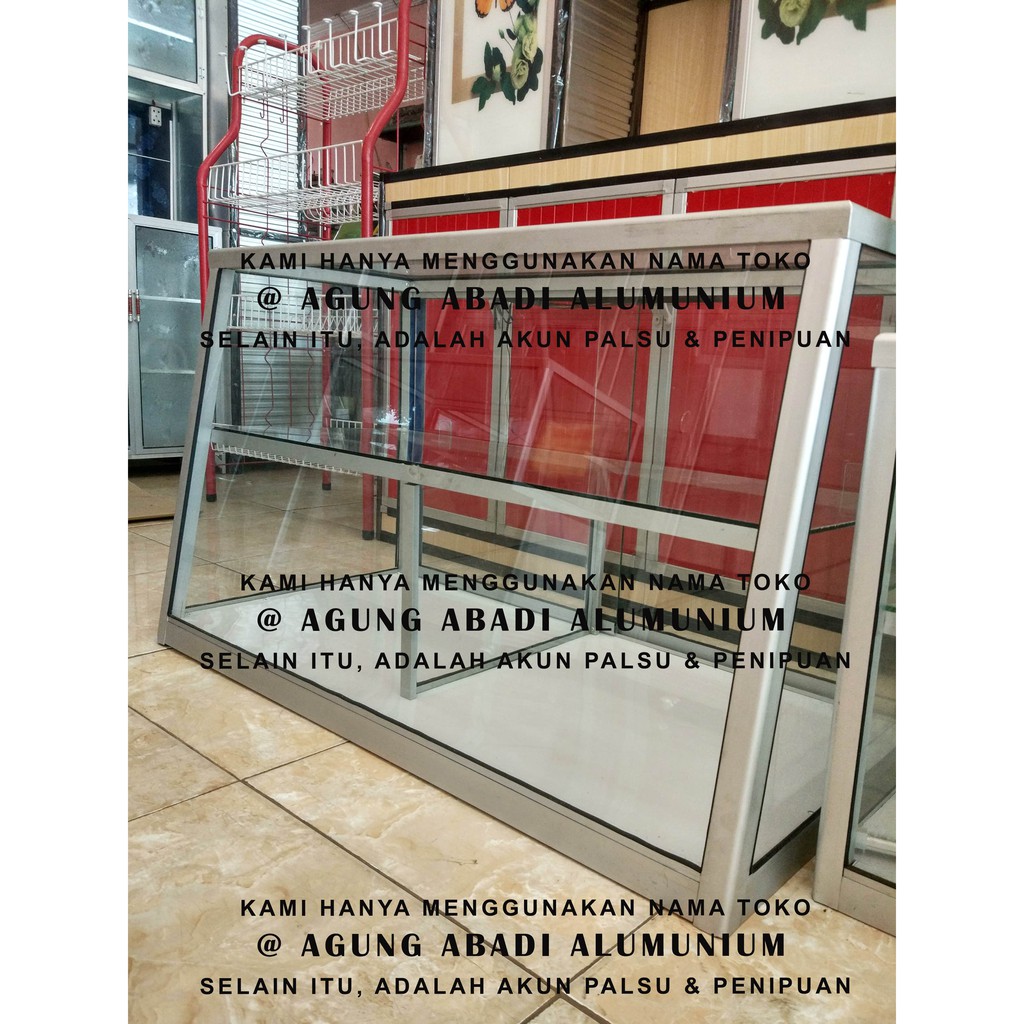 Etalase Makanan / Warung / Warteg 100cm