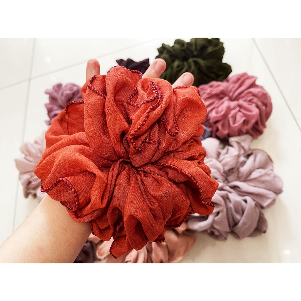 SCRUNCHIE  BROKOLI IKAT RAMBUT SCRUNCI / CEPOL RAMBUT / FASHION HIJAB