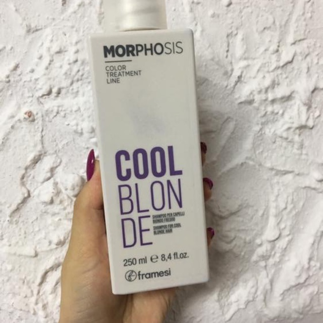 morphosis framesi cool blonde shampoo 300ml