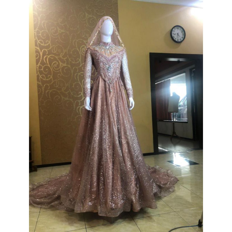 GAUN mekar ROSE GOLD