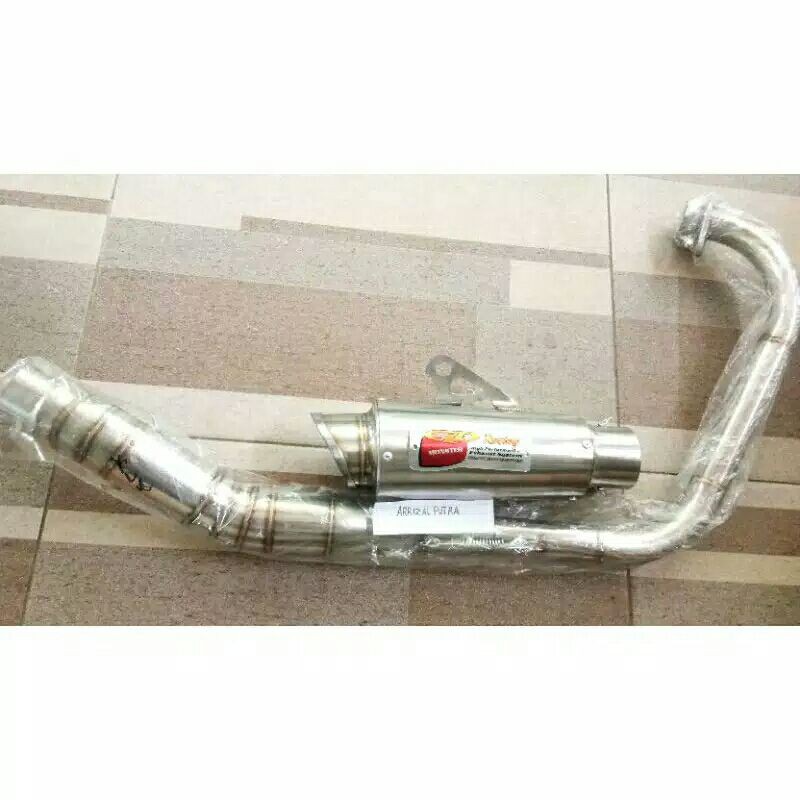 knalpot CLD monster kolong bawah KLX CRF DTRECER