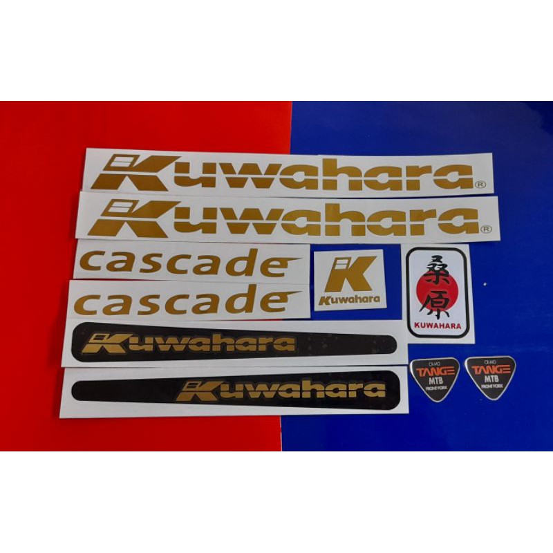 Stiker Sepeda Kuwahara Cascade