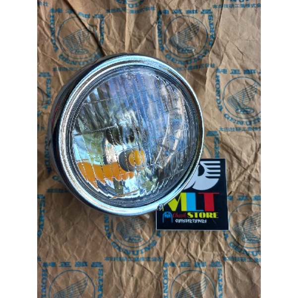 reflektor lampu depan honda c70 ori original nos