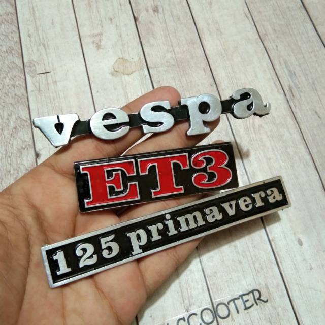 Emblem vespa primavera 125 ET3 set smallframe
