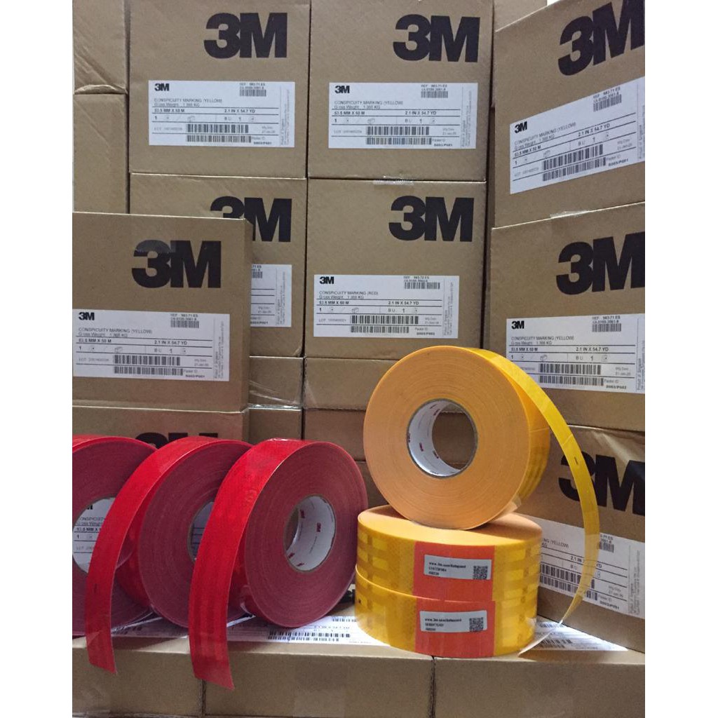 

Sticker Reflektor 3M Diamond Grade 983 - 1 ROL ( 5.35 cm x 50 m) - UJI KIR DISHUB - ASLI DAN GARANSI