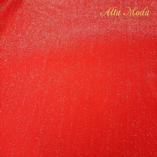 

Alta Moda Lycra Stretch Strech Lurex Shining Chili Red (1M)
