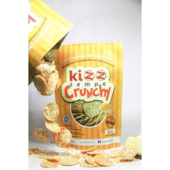 

E kizz Tempe crunchy rasa keju size kecil 75 gr