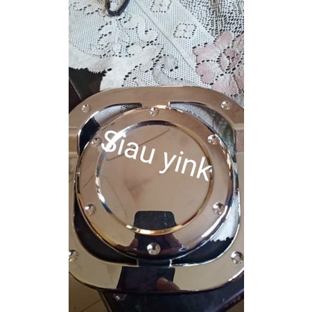 tank cover tutup tangki mobil CRV 2007-2011  Chrome