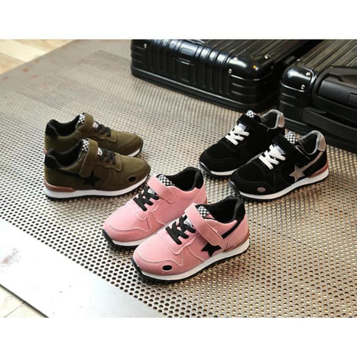 TERKINI HUSNIA FASHOP STARMOON SEPATU SEKOLAH SNEAKERS ANAK IMPORT COLLECTION KEREN