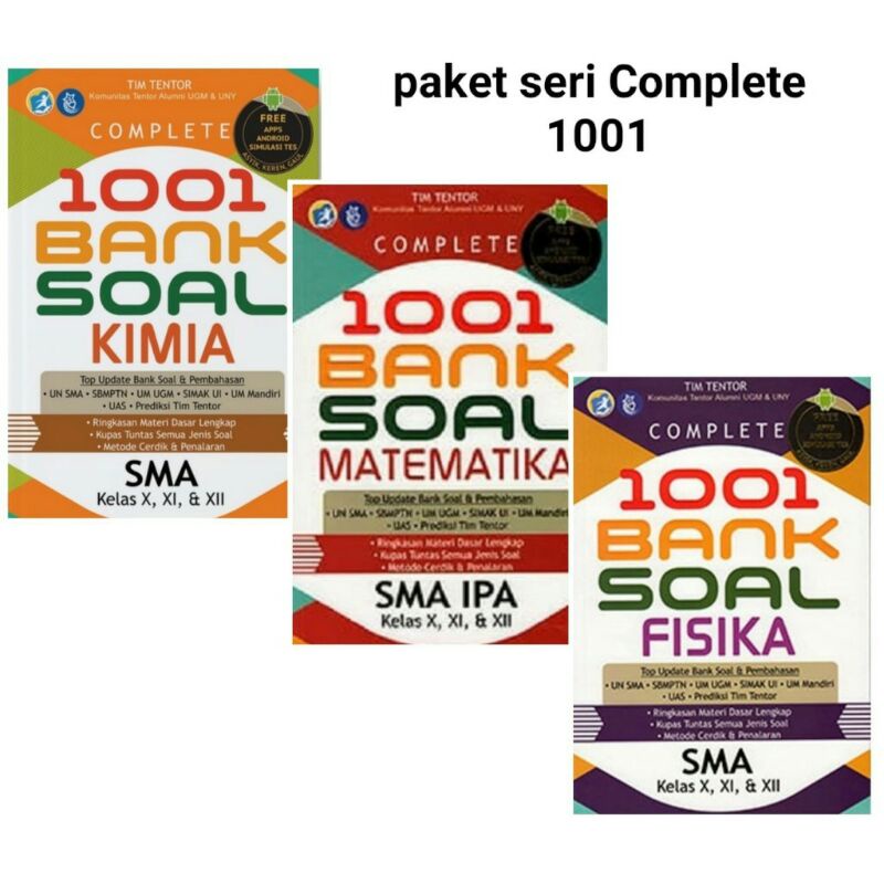 1001 Bank Soal Matematika