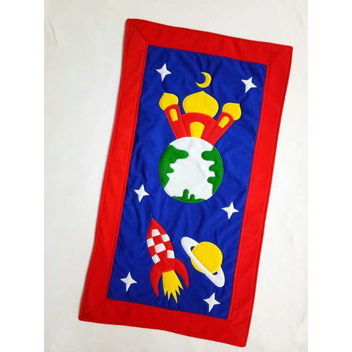 Sajadah Anak Karakter | Sajadah Bordir | Sajadah Custom Nama | Sajadah Anak Lucu | Sajadah Unik