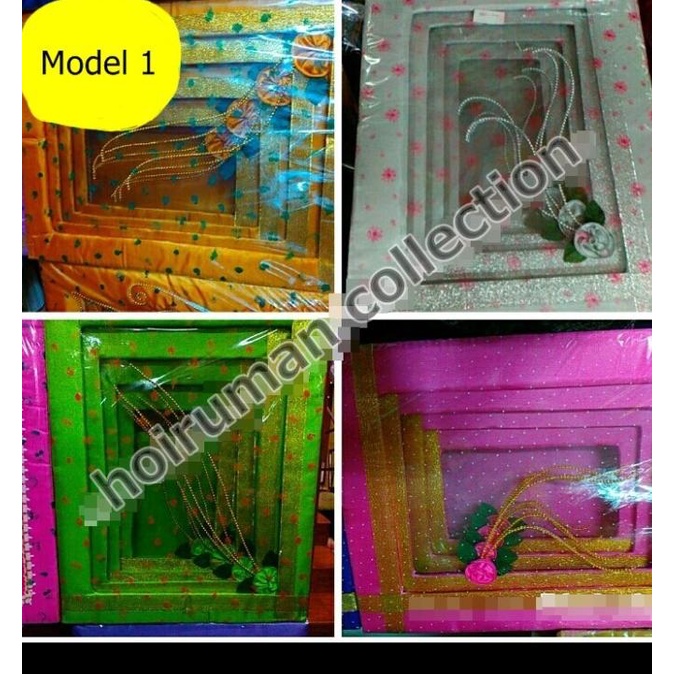 Best Product Kotak Hantaran Seserahan Model Kotak Emas Tutup Bening Unik Lucu Murah - Paling Diminat