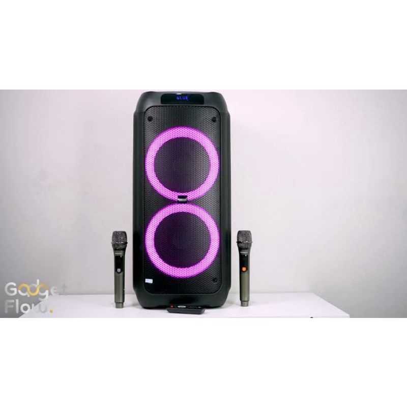 Speaker aktif portable meeting 8 inch × 2 Aiwa was 208la original bluetooth