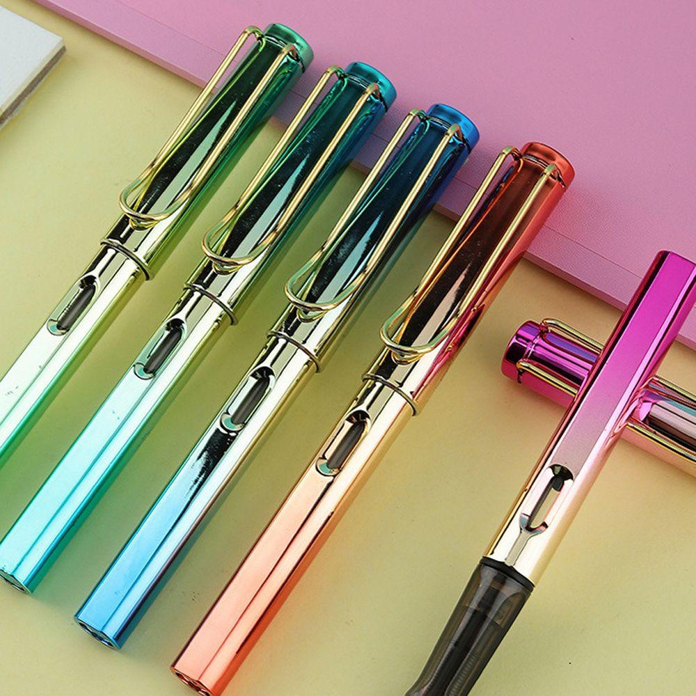 Mxbeauty Fountain Pen ink Pen Perlengkapan Kantor Replaceable ink sac Perlengkapan Sekolah Alat Tulis Siswa Pena Bisnis