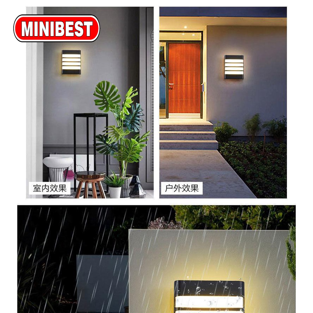 [NEW] LAMPU DINDING MINIMALIS OUTDOOR LED 20 WATT  / LAMPU HIAS / LAMPU DECORASI / LAMPU TAMAN