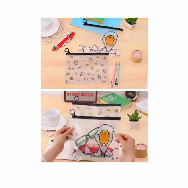 

PF11 Korea Egg Cartoon A5 Stationery Pencil Case / Tempat Pensil