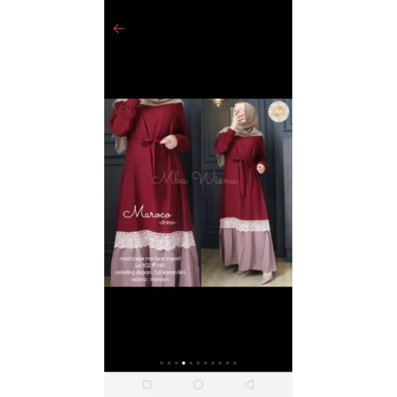 Gamis Maroko