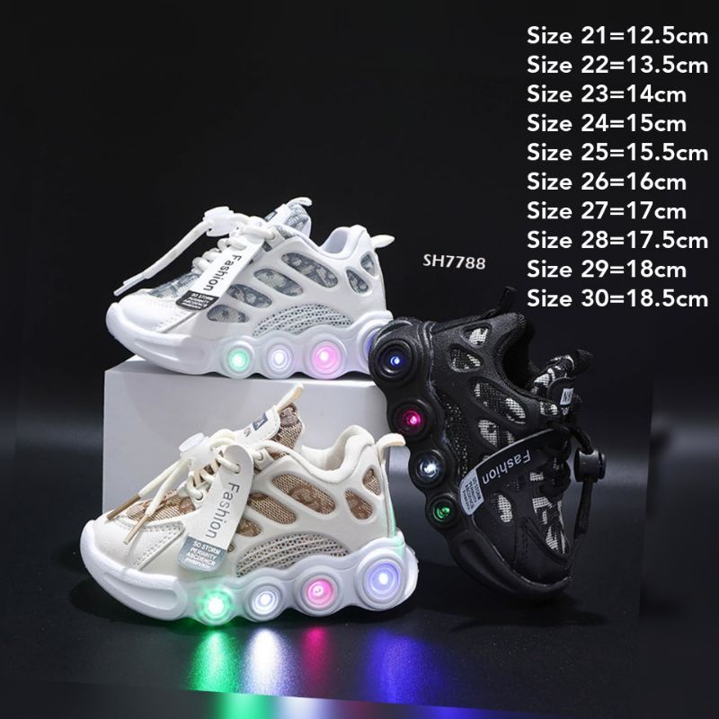 Sepatu anak import sepatu LED sepatu anak laki-laki dan perempuan