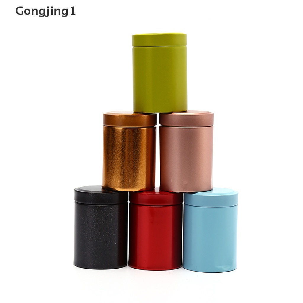 Gongjing1 Kontainer Penyimpanan Kopi / Teh / Daun Portable Bahan Aluminum