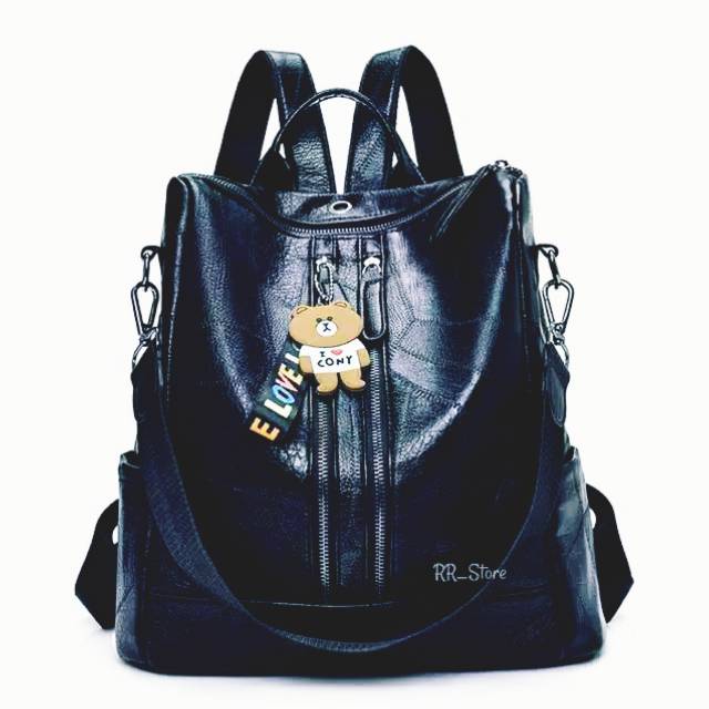 Tas ransel azzura-backpack multifungsi-free gantungan boneka lucu