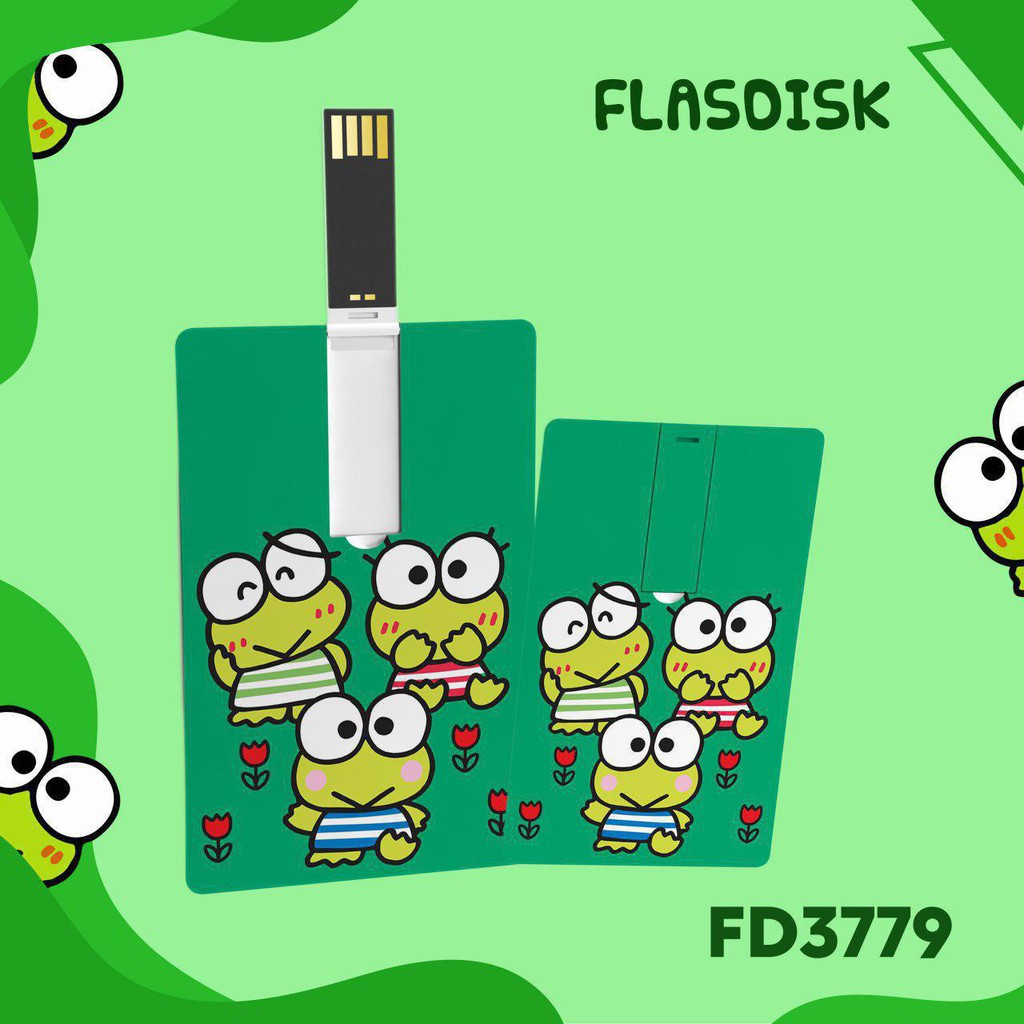 CUSTOM FLASHDISK 8GB MURAH/ MEMORI FLASHDIK UNIK GAMBAR KEROPI/ BEBAS CUSTOM GAMBAR LAIN