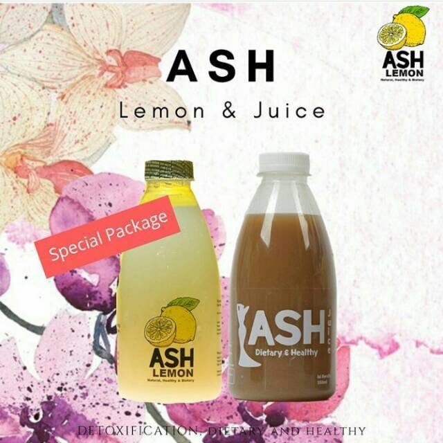Ash lemon dan juice jus diet