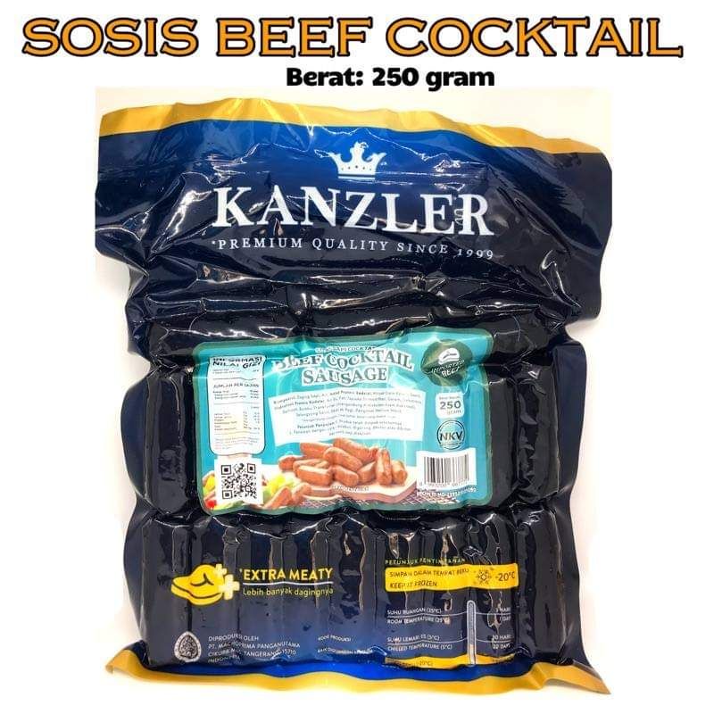 

Sosis kanzler beef cocktail 250 gr