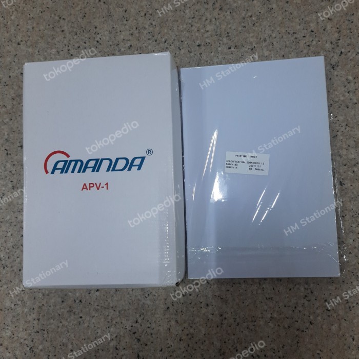

Trendi Pvc Id Card A4 Amanda (10 Lembar+5Pvc) Diskon