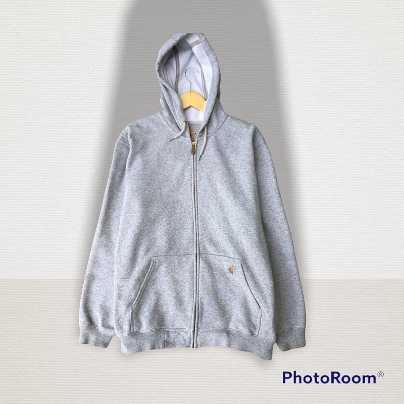 ZIP HOODIE CARHARTT MIDWEIGHT K122 HGY (ORIGINAL CARHARTT MADE IN MEXICO)