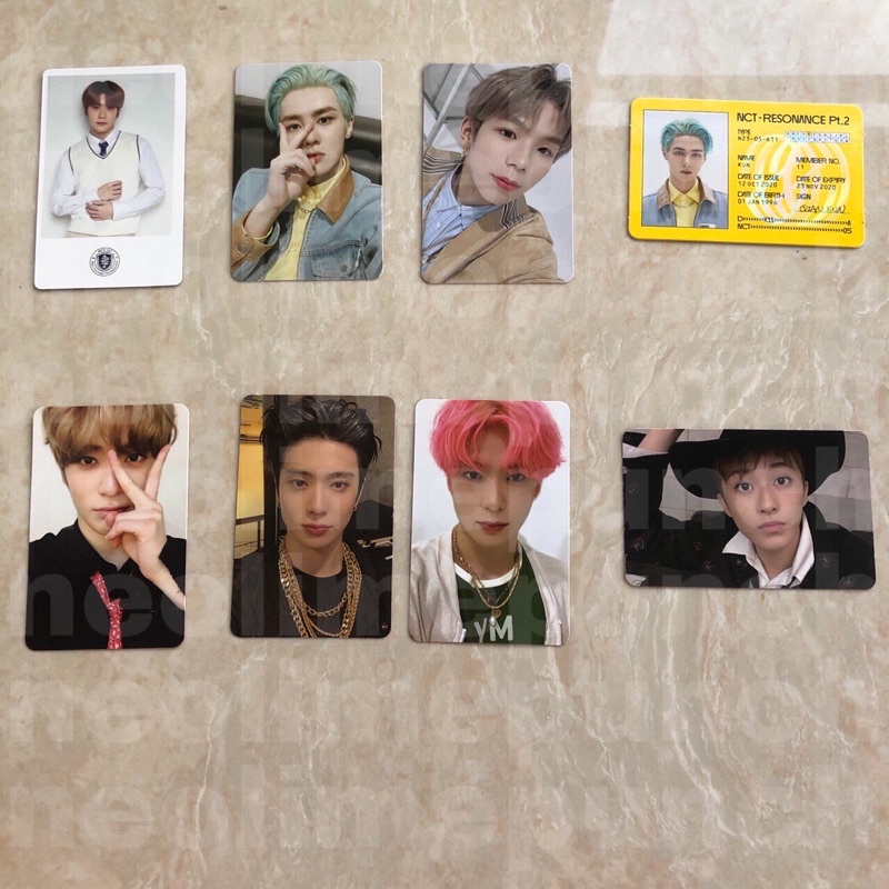 Jaehyun Mark Shotaro Kun Cherry Bomb T Ver Departure Bene Benefit 11st ID Card
