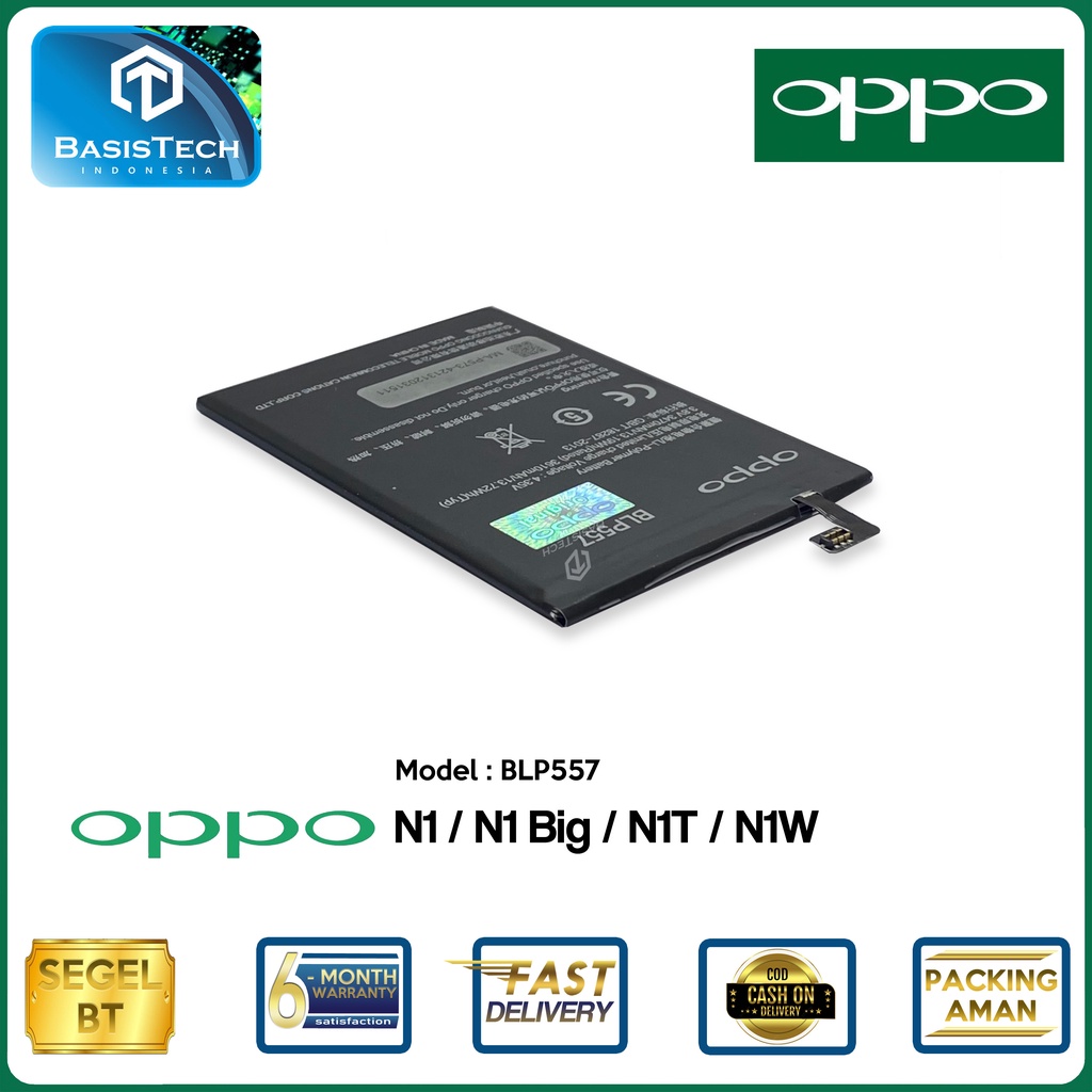 BATERAI OPPO N1 - N1 Big - N1T - N1W - BLP557 - ORI99