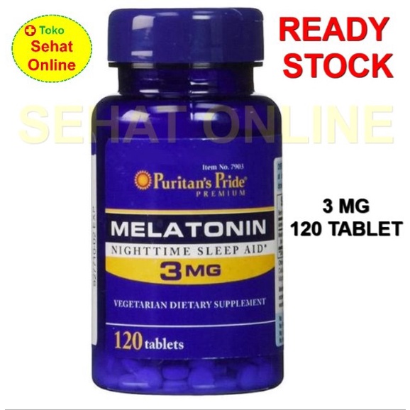 Puritan's Pride Melatonin 3 mg 120 Tablets