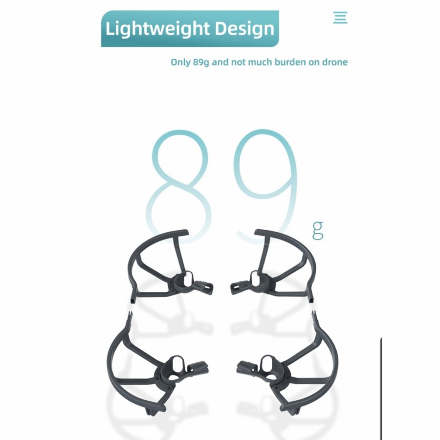 Sunnylife Easy Instalation Lightweight Propeller Guards for DJI FPV