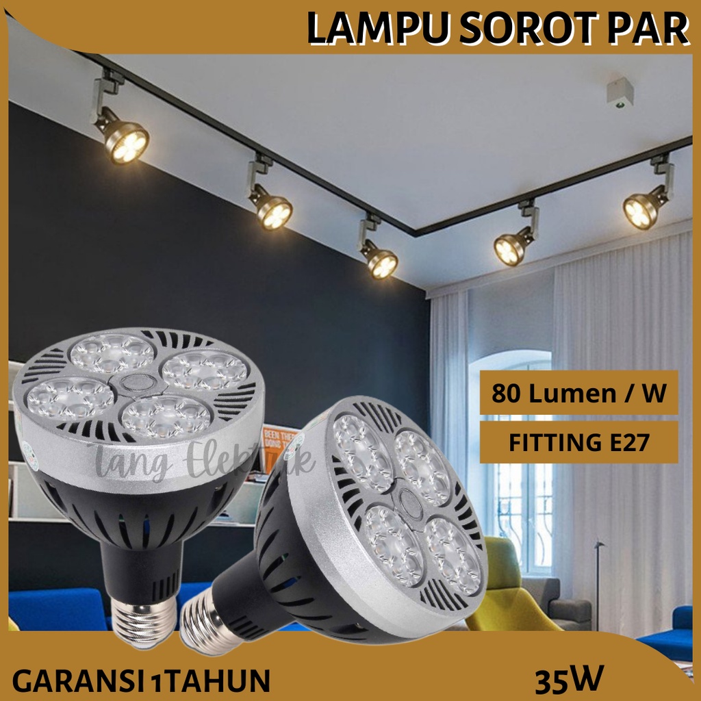 Lampu LED Spot PAR 30 Spot Light Sorot 35 W 35Watt 35 Watt Garansi