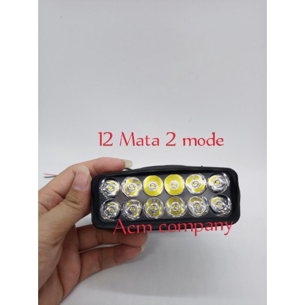 Lampu Depan Led Rx King Rxking - Lampu tembak 12Mata Led Plus Dudukan lampu rxking rxs rxk