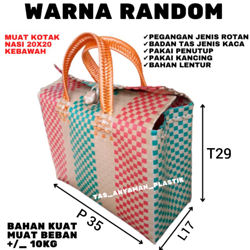 

Tas Souvenir Tas Parcel Pakai Tutup Size XL