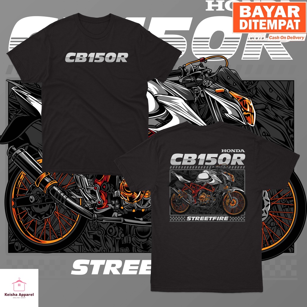 KAOS BAJU HONDA CB 150R JARI JARI KAOS CB150R