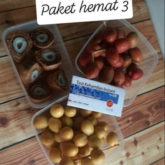 

kurma muda + zuriat belah bonus test pack