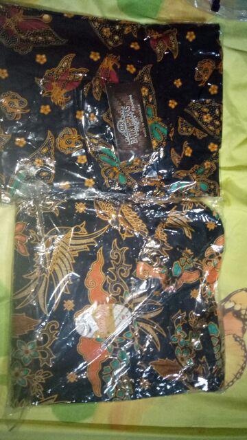 Tunik Santika Black Jumbo Tunik Jumbo Tunik Batik Adem Tunik Batik Murah Tunik Seragam Kerja