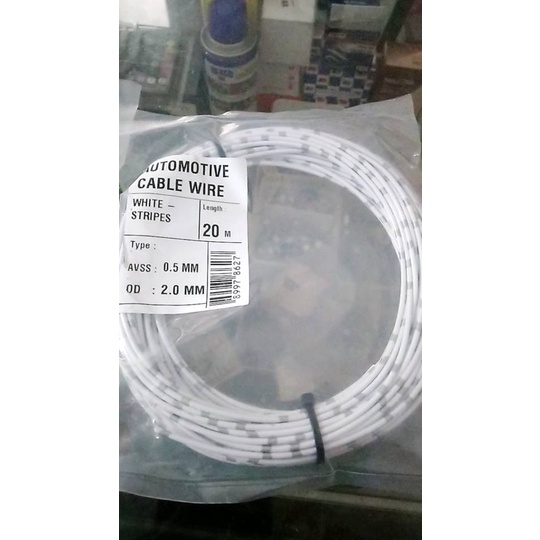 TERMURAH READY Kabel Bodi Bintik OD 2.0mm x 20 Meter Untuk Kelistrikan Mobil Motor standart astra KUALITAS TERBAIK