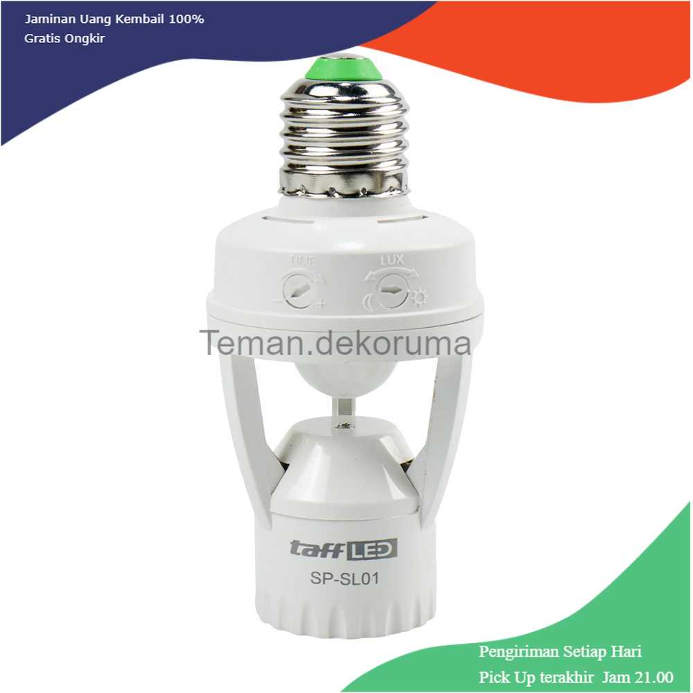 TD-DHA TaffLED Fitting Lampu Bohlam E27 Infrared Sensor Lamp Holder - SP-SL01