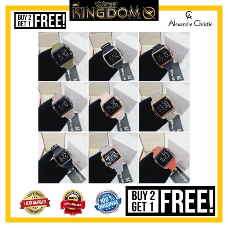 Terbaru Jamtangan pria & wanita Unisex Alexandre christie ac9343 / ac  9343 Original garansi resmi
