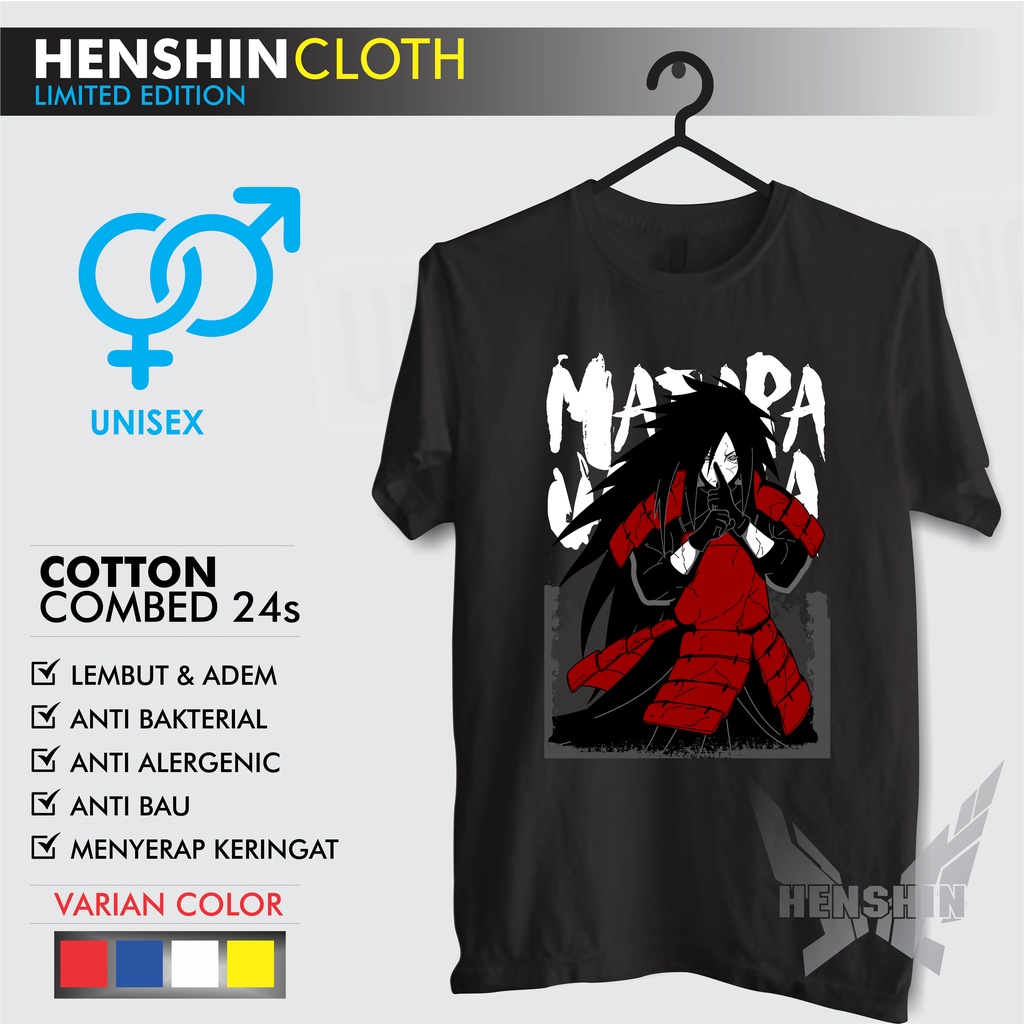 KAOS ANIME NARUTO MADARA UCHIHA