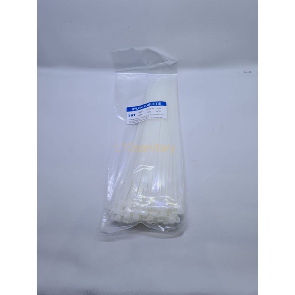 Kable Tis Tebal / Kabel Ties Hitam Putih / Nylon Cabel Tie Tebal 200 250